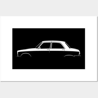 Peugeot 204 Silhouette Posters and Art